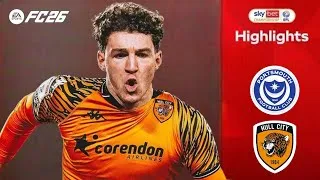 Portsmouth Vs Hull City | EFL Championship 25/26 Full Match Highlights