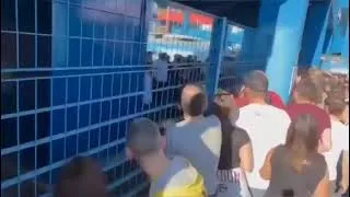 Contestazione dei tifosi della Reggiana dopo la partita contro Pescara , 06/04/2026