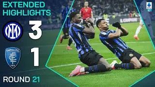 MAXI SINTESI INTER-EMPOLI 3-1 | EXTENDED HIGHLIGHTS | SERIE A ENILIVE 2024/25