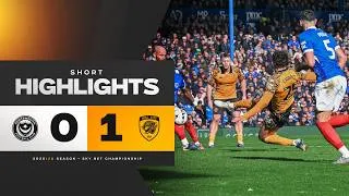 Portsmouth 0-1 Hull City | Short Highlights | Sky Bet Championship