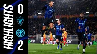 GOL NEL FINALE E VITTORIA PESANTISSIMA 🖤💙 | LECCE-INTER 0-2 | SERIE A 25/26 HIGHLIGHTS 🇮🇹