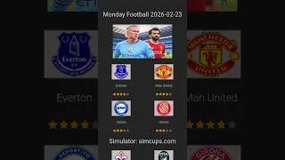 2026-02-23 Football Simulation | Man United Held, Bologna &amp; Fenerbahçe Cruise to Victory!