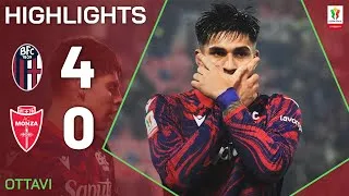 BOLOGNA-MONZA 4-0 | HIGHLIGHTS | OTTAVI | Coppa Italia Frecciarossa 2024/25