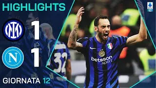 INTER-NAPOLI 1-1 | HIGHLIGHTS | 12ª GIORNATA | SERIE A ENILIVE 2024/25