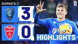 EMPOLI-MONZA 3-0 | HIGHLIGHTS | 21ª GIORNATA | SERIE A TIM 2023/24