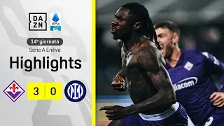 Gol RANIERI e DOPPIETTA KEAN: Fiorentina-Inter 3-0 | Serie A Enilive | DAZN Highlights