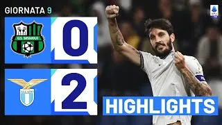 SASSUOLO-LAZIO 0-2 | HIGHLIGHTS | 9ª GIORNATA | SERIE A TIM 2023/24
