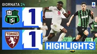 SASSUOLO-TORINO 1-1 | HIGHLIGHTS | 24ª GIORNATA | SERIE A TIM 2023/24