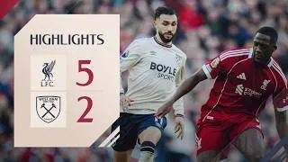 Liverpool 5-2 West Ham | Premier League Highlights