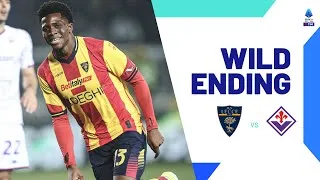 TWO goals in added time sink Fiorentina | Wild Ending | Lecce-Fiorentina | Serie A 2023/24