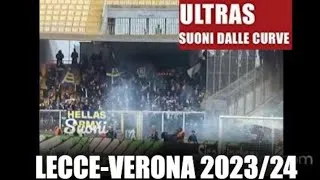 BOMBE LANCIATE NEL SETTORE OSPITI, Lecce-Verona, Serie A [10/03/2024]