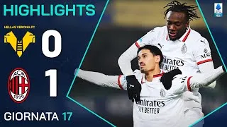 VERONA-MILAN 0-1 | HIGHLIGHTS | 17ª GIORNATA | SERIE A ENILIVE 2024/25