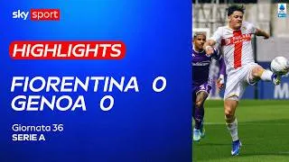Fiorentina-Genoa 0-0: gli highlights | Serie A