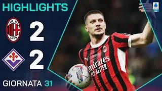MILAN-FIORENTINA 2-2 | HIGHLIGHTS | 31ª GIORNATA | SERIE A ENILIVE 2024/25