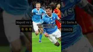 NAPOLI vs LECCE  2-1 | SERIE A | ALL GOALS #seriea #napoli #lecce #football #highlights #italy