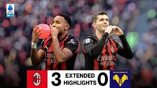 Extended Highlights | Pulisic e doppio Nkunku | AC Milan 3-0 Hellas Verona | Serie A 2025/26
