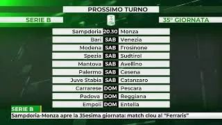 Sampdoria-Monza apre la 35esima giornata: match clou al “Ferraris”