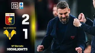 COLOMBO e THORSBY firmano la prima vittoria di DE ROSSI: Genoa-Verona 2-1 | Serie A Enilive | DAZN