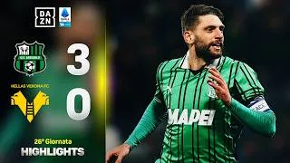 Doppio BERARDI + Pinamonti: Sassuolo-Hellas Verona 3-0 Serie A Enilive | DAZN Highlights