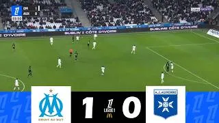 Marseille contre AJ Auxerre [1-0] | Ligue 1 2025/26 | Résumé du Match !