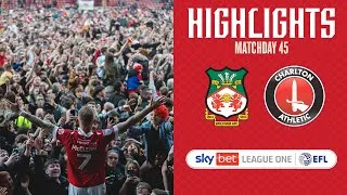HIGHLIGHTS | Wrexham AFC v Charlton Athletic