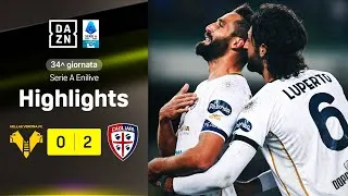 PAVOLETTI e DEIOLA decidono il match al Bentegodi: Verona-Cagliari 0-2 | Serie A Enilive | DAZN