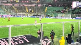 Palermo vs Catanzaro 1-2 fischi agli attaccanti Francesi del Palermo