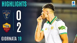 LECCE-ROMA 0-2 | HIGHLIGHTS | 19ª GIORNATA | SERIE A ENILIVE 2025/26