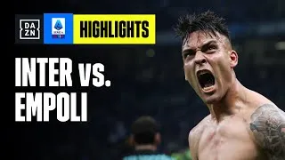 Inter, che rimonta: Inter-Empoli 4-2 | Serie A TIM | DAZN Highlights