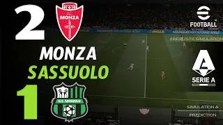 🔴 Monza vs Sassuolo 2 - 1 | HIGHLIGHTS &amp; GOALS | Serie A 2026/27 | Partita Simulazione eFootball