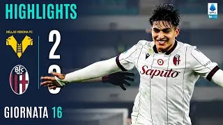 VERONA-BOLOGNA 2-3 | HIGHLIGHTS | 16ª GIORNATA | SERIE A ENILIVE 2025/26
