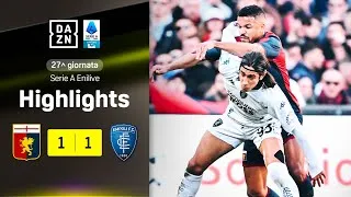 A GRASSI risponde VASQUEZ, pareggio a Marassi: Genoa-Empoli 1-1 | Serie A Enilive | DAZN