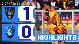 LECCE-EMPOLI 1-0 | HIGHLIGHTS | 32ª GIORNATA | SERIE A TIM 2023/24