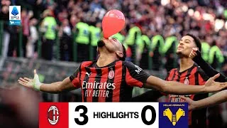 Pulisic e Nkunku per chiudere al meglio il 2025 | AC Milan 3-0 Hellas Verona | Serie A Highlights