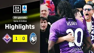KEAN SEGNA e balla ancora, VINCE la VIOLA: Fiorentina-Atalanta 1-0 | Serie A Enilive | DAZN