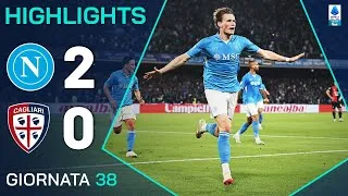 NAPOLI-CAGLIARI 2-0 | HIGHLIGHTS | 38ª GIORNATA | SERIE A ENILIVE 2024/25