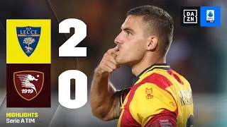 KRSTOVIC e STREFEZZA piegano PAULO SOUSA: Lecce-Salernitana 2-0 | Serie A TIM | DAZN Highlights