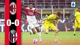 A goalless night at San Siro | AC Milan 0-0 Bologna | Highlights Serie A