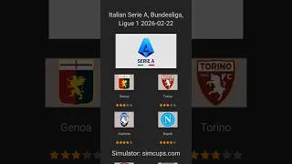 2026-02-22 Predictions | Serie A, Bundesliga &amp; Ligue 1 Highlights — Dominant Wins for Milan &amp; Roma!