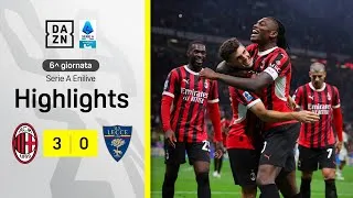 FONSECA vola, tris rossonero a San Siro: Milan-Lecce 3-0 | Serie A Enilive | DAZN Highlights