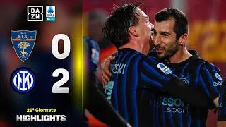 MKHITARYAN e AKANJI per blindare il primo posto: Lecce-Inter 0-2 | Serie A Enilive | DAZN Highlights