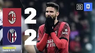 Rigori DECISIVI, che errori per GIROUD e THEO: Milan-Bologna 2-2 | Serie A TIM | DAZN Highlights
