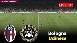 🔴 Bologna vs Udinese | Serie A 2025/26 | eFootball PES21 Simulation