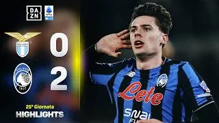 EDERSON ➕ ZALEWSKI, Palladino vola: Lazio-Atalanta 0-2 | Serie A Enilive | DAZN Highlights