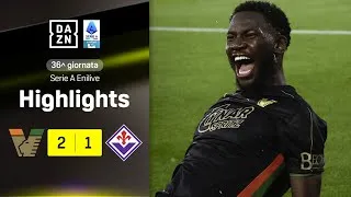Scatto SALVEZZA per Di Francesco | Venezia-Fiorentina 2-1 | Serie A Enilive | DAZN Highlights