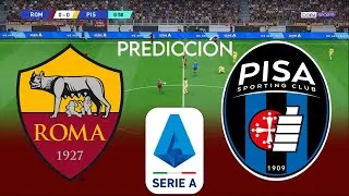 🔴 Roma vs Pisa ⚽ Simulazione e Pronostico  Serie A 2026 Giornata 32 🎮 PES 2021
