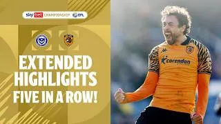 FIVE IN A ROW! | Portsmouth v Hull City Extended Highlights