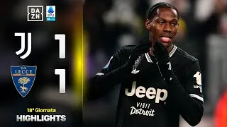 DAVID sbaglia, BANDA ferma SPALLETTI: Juventus-Lecce 1-1 | Serie A Enilive | DAZN Highlights