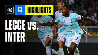 Dumfries la decide con l'ultimo pallone: Lecce-Inter 1-2 | Serie A TIM | DAZN Highlights