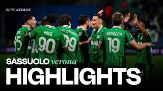 Serie A Enilive | Gli highlights di Sassuolo-Hellas Verona 3-0